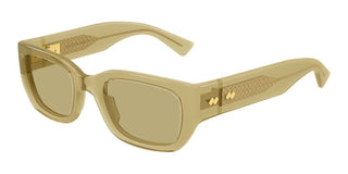 Bottega Veneta BV1400S unisex Yellow Squared Sunglasses