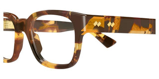 Bottega Veneta BV1403O unisex Havana Squared Eyeglasses