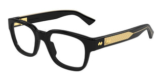 Bottega Veneta BV1403O unisex Black Squared Eyeglasses