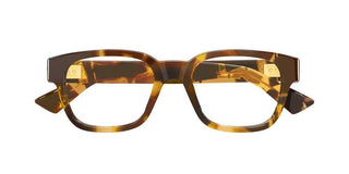 Bottega Veneta BV1403O unisex Havana Squared Eyeglasses