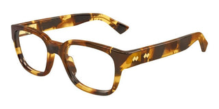 Bottega Veneta BV1403O unisex Havana Squared Eyeglasses