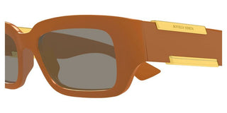 Bottega Veneta BV1406S unisex Brown Squared Sunglasses