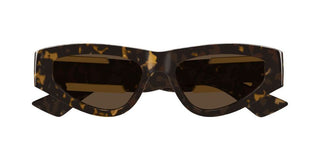 Bottega Veneta BV1407S women Havana Cat Eye Sunglasses