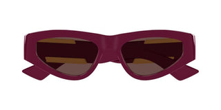 Bottega Veneta BV1407S women Red Cat Eye Sunglasses