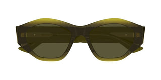 Bottega Veneta BV1408S women Havana Geometric Sunglasses