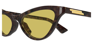 Bottega Veneta BV1414S women Havana Cat Eye Sunglasses