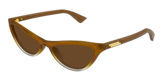 Bottega Veneta BV1414S women Brown Cat Eye Sunglasses