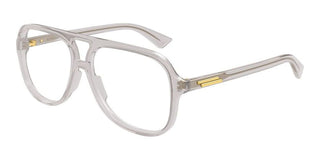 Bottega Veneta BV1417O unisex Grey Pilot Eyeglasses