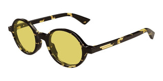 Bottega Veneta BV1430S unisex Havana Round Sunglasses