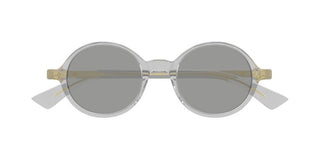 Bottega Veneta BV1430S unisex Grey Round Sunglasses
