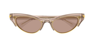 Bottega Veneta BV1431S women Brown Cat Eye Sunglasses