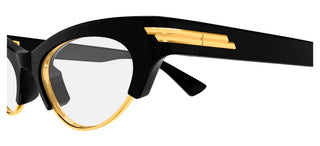 Bottega Veneta BV1431S women Black Cat Eye Sunglasses