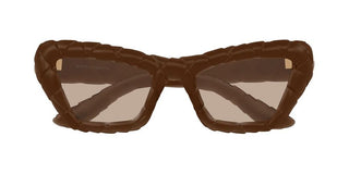 Bottega Veneta BV1438S women Brown Cat Eye Sunglasses