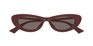 Bottega Veneta BV1447S women Red Cat Eye Sunglasses