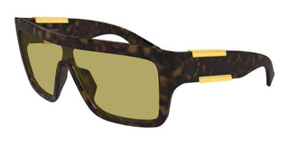 Bottega Veneta BV1451S unisex Havana Geometric Sunglasses
