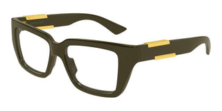 Bottega Veneta BV1455O women Green Squared Eyeglasses
