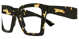 Bottega Veneta BV1458O women Havana Squared Eyeglasses