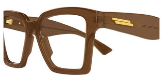 Bottega Veneta BV1458O women Brown Squared Eyeglasses