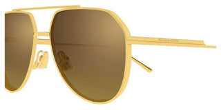 Bottega Veneta BV1465S unisex Gold Pilot Sunglasses