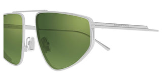 Bottega Veneta BV1466S women Silver Pilot Sunglasses