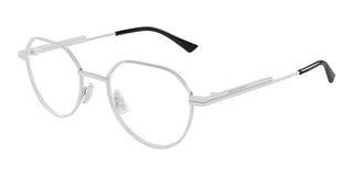 Bottega Veneta BV1468O unisex Silver Round Eyeglasses