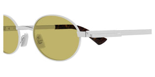Bottega Veneta BV1470S unisex Silver Round Sunglasses