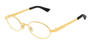 Bottega Veneta BV1470S unisex Gold Round Sunglasses