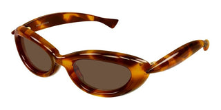 Bottega Veneta BV1484S women Havana Cat Eye Sunglasses