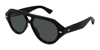 Bottega Veneta BV1485S unisex Black Pilot Sunglasses
