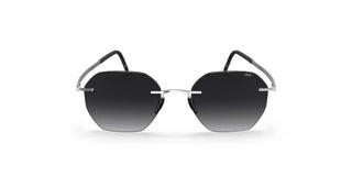 Silhouette Cabrillo Rimless 8748 Unisex Ruthenium Geometric Sunglasses