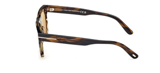 Tom Ford CALDER FT1205 men Havana Squared Sunglasses