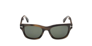 Tom Ford CALEB-02 FT 1357 unisex Havana Squared Sunglasses