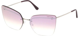 Tom Ford CAMILLA-02 FT 0682 women Silver Butterfly Sunglasses
