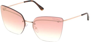 Tom Ford CAMILLA-02 FT 0682 women Rose gold Butterfly Sunglasses