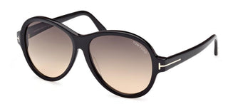 Tom Ford CAMRYN FT 1033 women Black Pilot Sunglasses