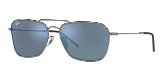 Ray-Ban CARAVAN REVERSE R0102S unisex Ruthenium Geometric Sunglasses