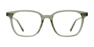 GARRETT LEIGHT CARINA unisex Green Squared Eyeglasses