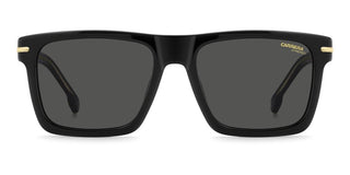 Carrera Carrera 378/s Men Black Rectangle Sunglasses