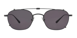 GARRETT LEIGHT CASCADE CLIP unisex Black Squared Eyeglasses