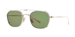 GARRETT LEIGHT CASCADE CLIP unisex Gold Squared Eyeglasses