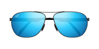 Maui Jim Castles Mj0728s Unisex Ruthenium Pilot Sunglasses
