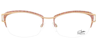 Cazal Cazal 1281 Unisex Pink Squared Eyeglasses