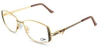 Cazal Cazal 1296 Unisex Gold Geometric Eyeglasses