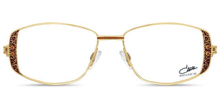 Cazal Cazal 1296 Unisex Gold Geometric Eyeglasses