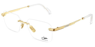 Cazal Cazal 7116 Unisex Gold Rectangle Eyeglasses