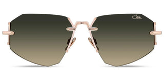 Cazal Cazal 9509 Unisex Gold Geometric Sunglasses