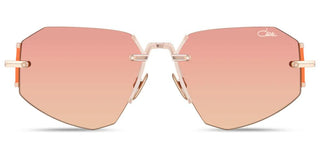 Cazal Cazal 9509 Unisex Rose Gold Geometric Sunglasses