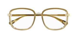 Chloé CC0025O KIDS unisex Brown Geometric Eyeglasses