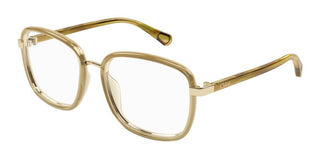 Chloé CC0025O KIDS unisex Brown Geometric Eyeglasses