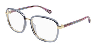 Chloé CC0025O KIDS unisex Grey Geometric Eyeglasses
